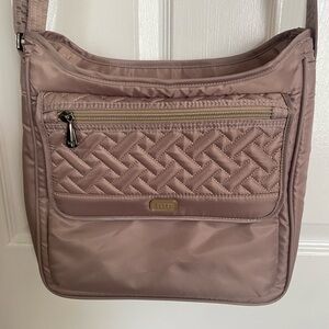 Lug Hopscotch Women's Crossbody Bag - Taupe Quilted